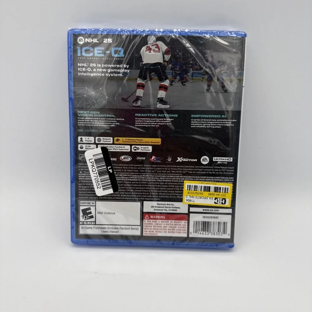 NHL 25 - Sony PlayStation 5 - NEW SEALED